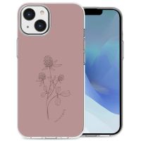 iMoshion Coque Design iPhone 14 - Floral Pink