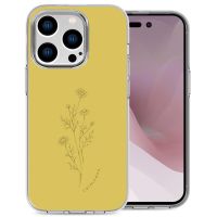 iMoshion Coque Design iPhone 14 Pro - Floral Lime