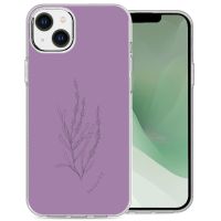 iMoshion Coque Design iPhone 14 Plus - Floral Purple