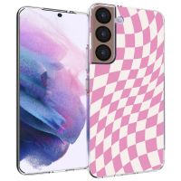 iMoshion Coque Design Samsung Galaxy S22 - Retro Pink Check