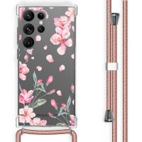iMoshion Coque Design avec cordon Samsung Galaxy S23 Ultra - Blossom Watercolor