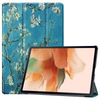 iMoshion Coque tablette Design Trifold Galaxy Tab S8 Plus / S7 Plus / S7 FE 5G - Green Plant