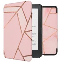iMoshion ﻿Design Slim Hard Sleepcover Kobo Clara HD - Pink Graphic