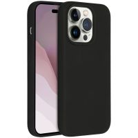 Accezz Liquid Silicone Backcover avec MagSafe iPhone 14 Pro - Noir