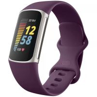 iMoshion Bracelet silicone Fitbit Charge 5 / Charge 6 - Taille S - Violet