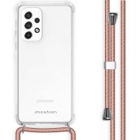 iMoshion Coque avec cordon Samsung Galaxy A33 - Rose Dorée