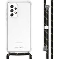 iMoshion Coque avec cordon Samsung Galaxy A33 - Noir / Dorée