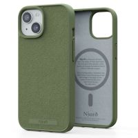 Njorð Collections Coque daim Comfort+ MagSafe iPhone 15 - Olive