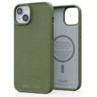 Njorð Collections Coque daim Comfort+ MagSafe iPhone 15 Plus - Olive