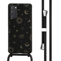 iMoshion Coque design en silicone avec cordon Samsung Galaxy S20 FE - Sky Black
