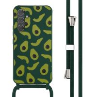iMoshion Coque design en silicone avec cordon Samsung Galaxy A54 (5G) - Avocado Green