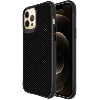 iMoshion Rugged Hybrid Carbon Case avec MagSafe iPhone 12 Pro Max - Noir