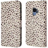 iMoshion ﻿Étui de téléphone portefeuille Design Samsung Galaxy S9 - Black And White Dots