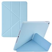 iMoshion Coque tablette Origami iPad 6 (2018) / 5 (2017) / Air 1 (2013) / Air 2 (2014) - Bleu clair