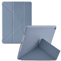 iMoshion Coque tablette Origami iPad 9 (2021) 10.2 pouces / iPad 8 (2020) 10.2 pouces / iPad 7 (2019) 10.2 pouces - Dark Lavender