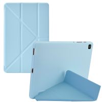iMoshion Coque tablette Origami Samsung Galaxy Tab S6 Lite / Tab S6 Lite (2022) - Bleu clair