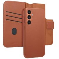 Accezz Étui de téléphone portefeuille en cuir 2-en-1 avec MagSafe Samsung Galaxy S24 Plus - Sienna Brown