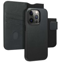 Accezz Étui de téléphone portefeuille en cuir 2-en-1 avec MagSafe iPhone 14 Pro - Noir
