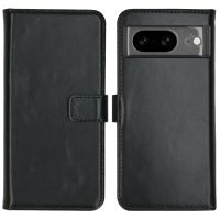 Selencia Étui de téléphone portefeuille en cuir véritable Google Pixel 8 - Noir