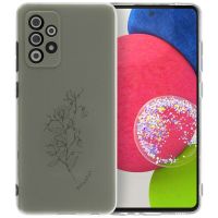 iMoshion Coque Design Samsung Galaxy A52(s) (5G/4G) - Floral Green