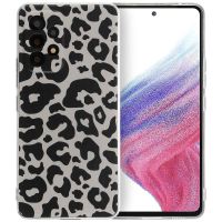 iMoshion Coque Design Samsung Galaxy A53 - Leopard Transparent