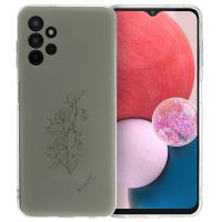 iMoshion Coque Design Samsung Galaxy A13 (4G) - Floral Green