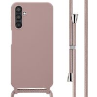 iMoshion Coque en silicone avec cordon Samsung Galaxy A25 - Sand Pink