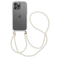 iMoshion Coque avec dragonne + ﻿bracelet - Perles iPhone 15 Pro Max - Transparent