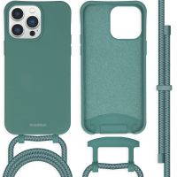 iMoshion Coque de couleur avec cordon amovible iPhone 14 Pro Max - Vert foncé