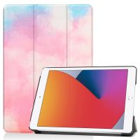 iMoshion Coque tablette Design Trifold iPad 9 (2021) 10.2 pouces / iPad 8 (2020) 10.2 pouces / iPad 7 (2019) 10.2 pouces - Sky