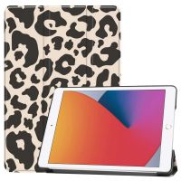 iMoshion Coque tablette Design Trifold iPad 9 (2021) 10.2 pouces / iPad 8 (2020) 10.2 pouces / iPad 7 (2019) 10.2 pouces - Leopard