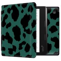 iMoshion Design Slim Hard Sleepcover avec support Kobo Sage / Tolino Epos 3 - Green Panther
