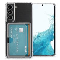 iMoshion Coque silicone avec porte-cartes Samsung Galaxy S22 - Transparent