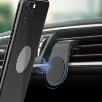 Accezz Support de téléphone pour voiture Samsung Galaxy S20 - Universel - Grille de ventilation - Magnétique - Noir