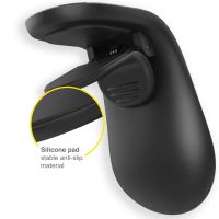 Accezz Support de téléphone pour voiture iPhone SE (2022) - Universel - Grille de ventilation - Magnétique - Argent