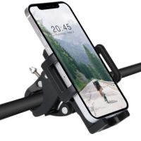 Accezz Support de téléphone vélo iPhone 13 - Réglable - Universel  - Noir