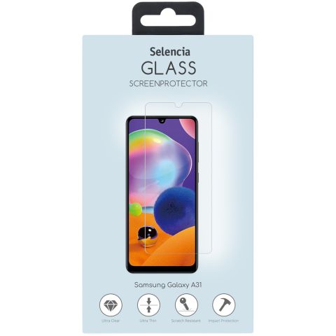 Selencia Protection d'écran en verre trempé Samsung Galaxy A31