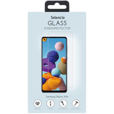 Selencia Protection d'écran en verre trempé Samsung Galaxy A21s