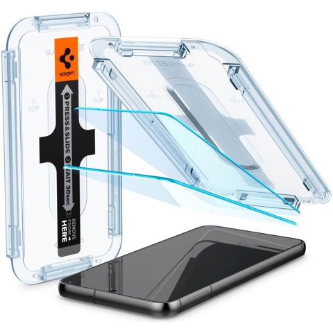 Spigen Protection d'écran en verre trempé GLAStR Fit + Applicator Samsung Galaxy S23