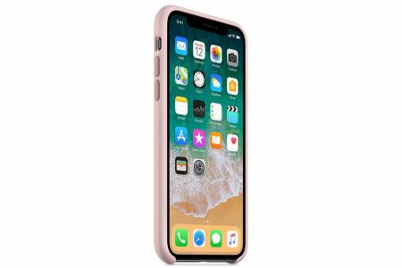Apple Coque en silicone iPhone X - Pink Sand