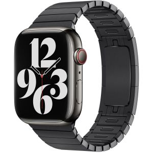 Apple Steel Link Band Apple Watch Series 1-9 / SE / Ultra (2) - 42/44/45  - Space Black