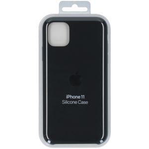 Apple Coque en silicone iPhone 11 - Noir