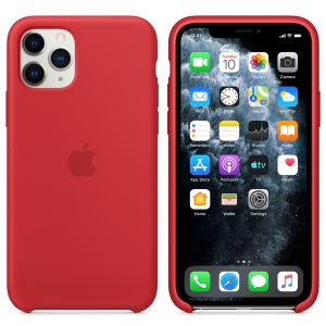 Apple Coque en silicone iPhone 11 Pro - Rouge