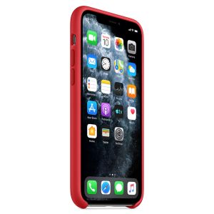 Apple Coque en silicone iPhone 11 Pro - Rouge