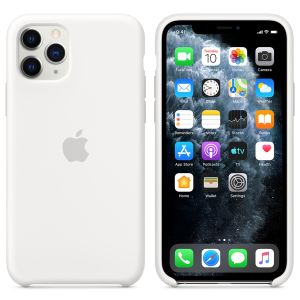 Apple Coque en silicone iPhone 11 Pro - Blanc