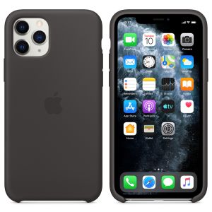 Apple Coque en silicone iPhone 11 Pro - Noir
