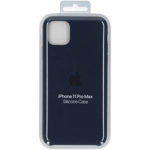 Apple Coque en silicone iPhone 11 Pro Max - Midnight Blue