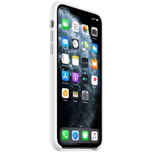 Apple Coque en silicone iPhone 11 Pro Max - Blanc