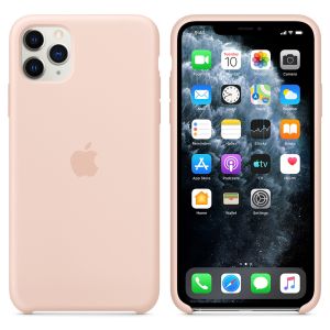 Apple Coque en silicone iPhone 11 Pro Max - Pink Sand