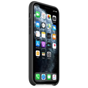 Apple Coque en silicone iPhone 11 Pro Max - Noir